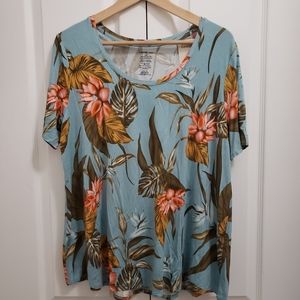 George | Floral Blue Print